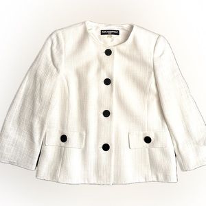 Karl Lagerfeld Cotton White Jacket